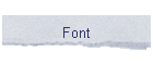 Font