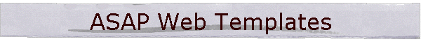 ASAP Web Templates