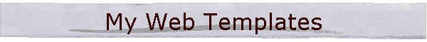 My Web Templates